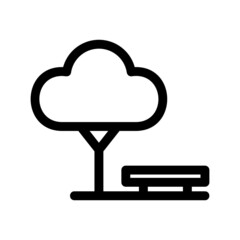 park icon or logo isolated sign symbol vector illustration - high quality black style vector icons
