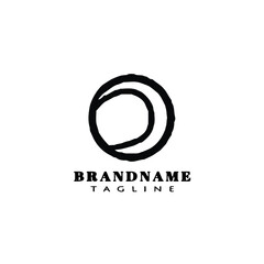 Obraz premium tennis ball logo icon design template vector illustration