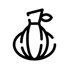 pumpkin icon or logo isolated sign symbol vector illustration - high quality black style vector icons
