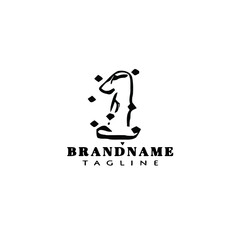 number one logo icon design template vector illustration