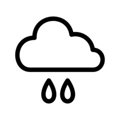 rainy weather icon or logo isolated sign symbol vector illustration - high quality black style vector icons
