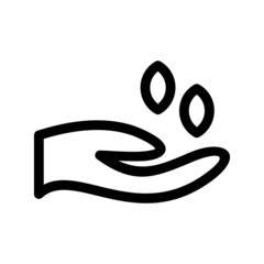 seeding icon or logo isolated sign symbol vector illustration - high quality black style vector icons

