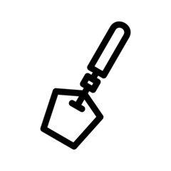 shovel icon or logo isolated sign symbol vector illustration - high quality black style vector icons

