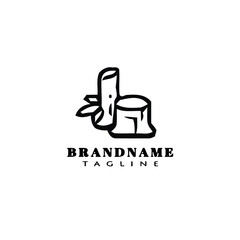 bamboo graphic logo design template icon black vector illustration