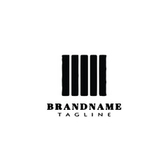 bamboo cartoon logo design template icon element vector illustration