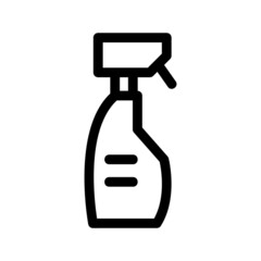 spray bottle icon or logo isolated sign symbol vector illustration - high quality black style vector icons
