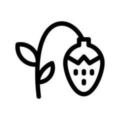 strawberry icon or logo isolated sign symbol vector illustration - high quality black style vector icons
