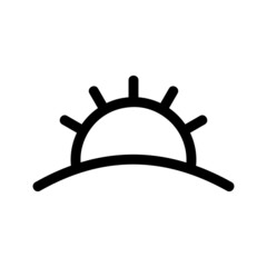 sun icon or logo isolated sign symbol vector illustration - high quality black style vector icons
