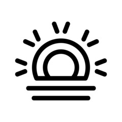 sun icon or logo isolated sign symbol vector illustration - high quality black style vector icons
