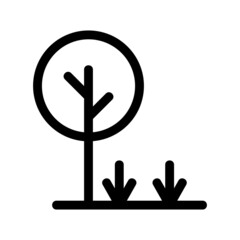 Fototapeta premium tree icon or logo isolated sign symbol vector illustration - high quality black style vector icons 