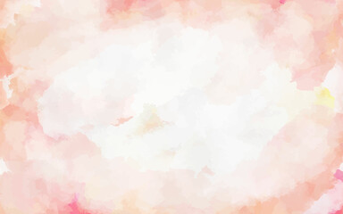 Abstract minimal pastel watercolor for background. Illustration watercolor vector background.