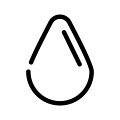 water droplet icon or logo isolated sign symbol vector illustration - high quality black style vector icons
