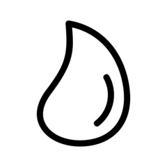 water droplet icon or logo isolated sign symbol vector illustration - high quality black style vector icons
