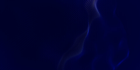 Abstract colorful digital particles wave with bokeh and light background, 3d render wave line dot background, line wave light glowing effect particular background.	