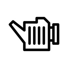 watering can icon or logo isolated sign symbol vector illustration - high quality black style vector icons

