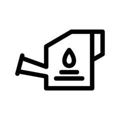 watering can icon or logo isolated sign symbol vector illustration - high quality black style vector icons

