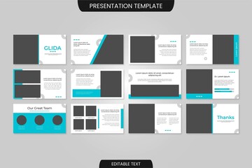 Modern business presentation template powerpoint