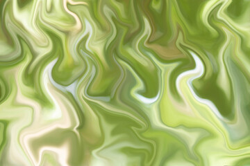 Obraz premium Abstract green liquid marble background with green texture for design.