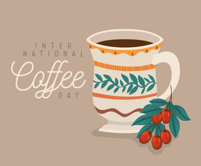 international coffee day card