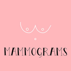 Simple Mammogram Illustration