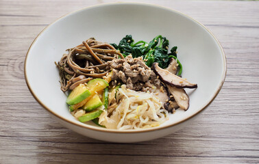 한국음식 비빔밥, 음식, 요리 
