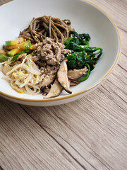 한국음식 비빔밥, 음식, 요리 
