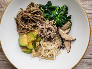 한국음식 비빔밥, 음식, 요리 
