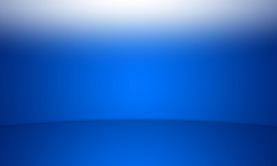 Fototapeta premium Smooth Studio Blue Gradient Soft Blurred Graphic Background For Illustration