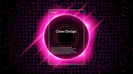 abstract pink circle background.
EPS 10