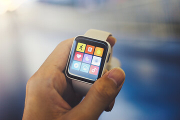 スマートウォッチの使用イメージ ボディーパーツ