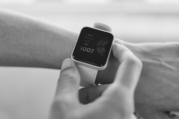 スマートウォッチの使用イメージ ボディーパーツ