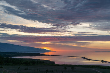 Summer morning on Lake Baikal