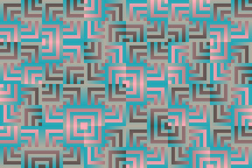 Colorful Geometric Vector Pattern Design