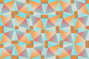 Colorful Geometric Vector Pattern Design