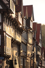 Romantische Fachwerkstadt Hann. Münden; Blick in die Mühlenstraße