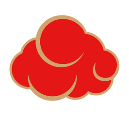 chinese red cloud