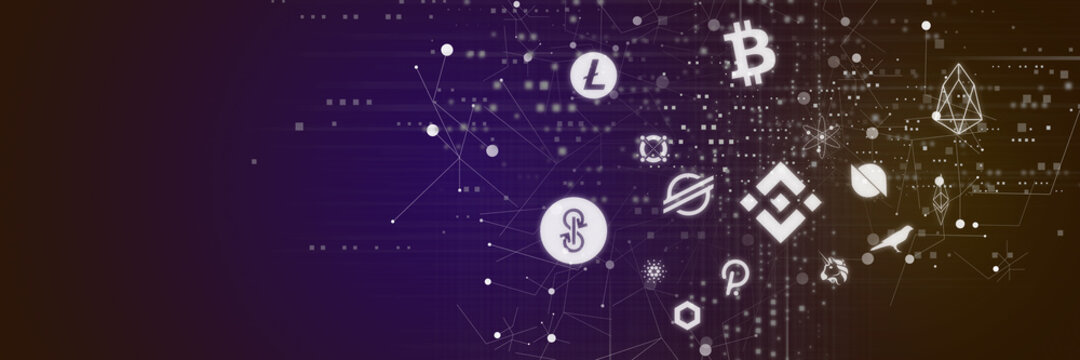 Cryptocurrency background