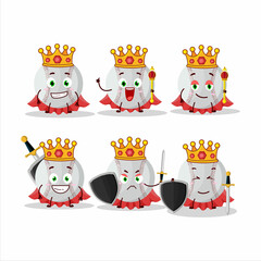 A Charismatic King baseball cartoon character wearing a gold crown