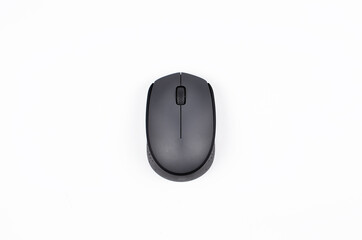 Wireless mouse isolated on white background