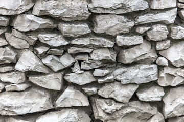 Stone bricks in the wall as an abstract background.