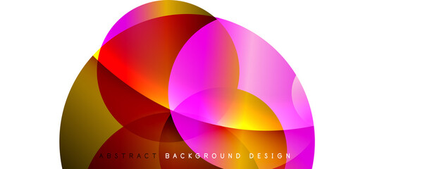 Obraz premium Trendy simple fluid color gradient abstract background. Mixing of colors and lines. Vector Illustration For Wallpaper, Banner, Background, Landing Page