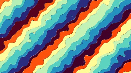 Obraz premium Digital fractal pattern. Abstract background. Horizontal background with aspect ratio 16 : 9