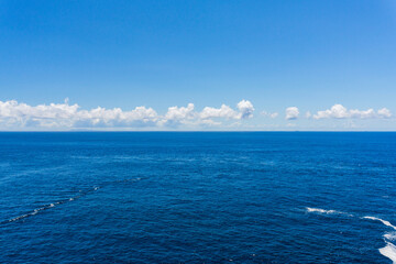 Fototapeta na wymiar A vast expanse of the Pacific Ocean.