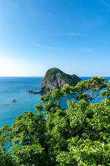 北海道　積丹半島の夏の風景