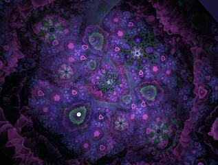 Imaginatory fractal background generated Image