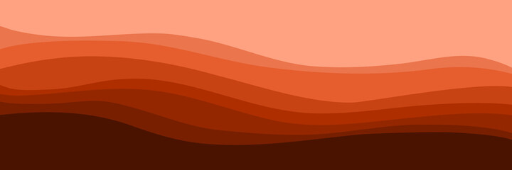 minimalist wave pattern landscape vector design for background template, design template and wallpaper design	