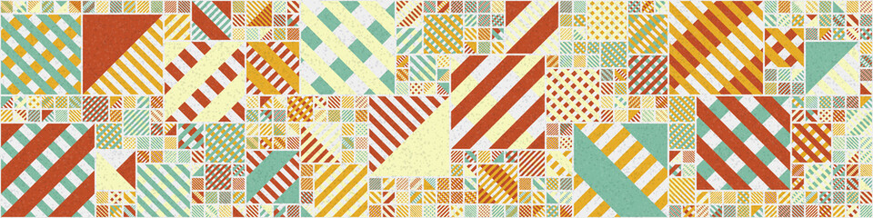 Abstract Geometric Pattern generative computational art illustration