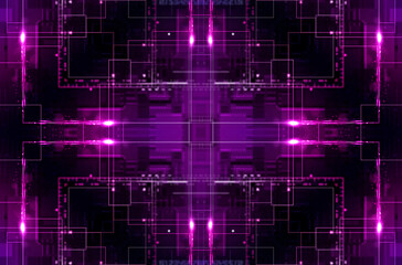 Technology concept, abstract illustration background	