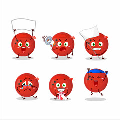 Mascot design style of bowling ball character as an attractive supporter