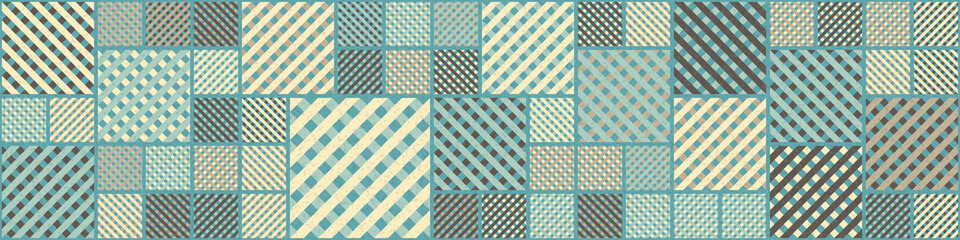 Abstract Geometric Pattern generative computational art illustration